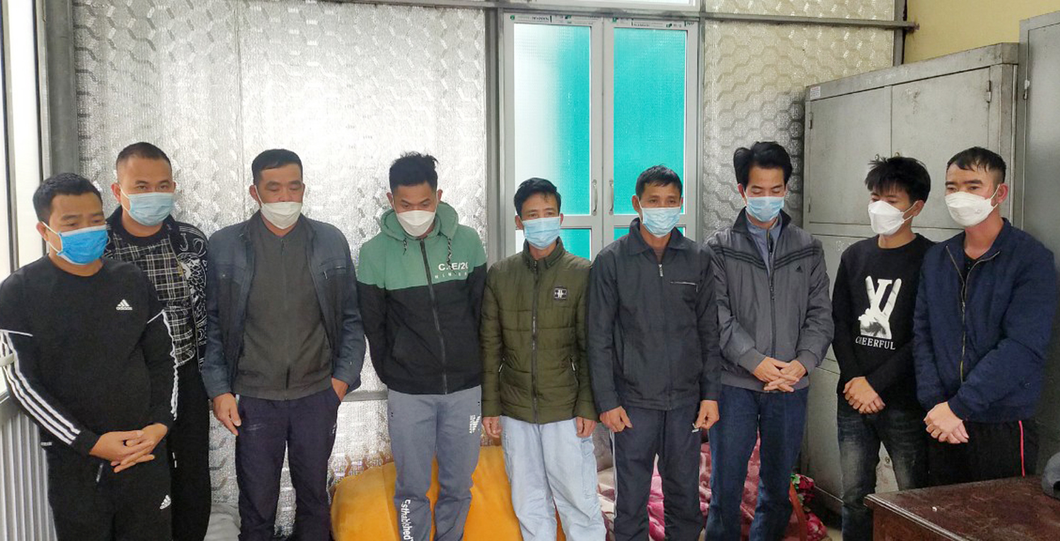 Các đối tượng trong chuyên án 2022V do Nguyễn Đình Vinh cầm đầu