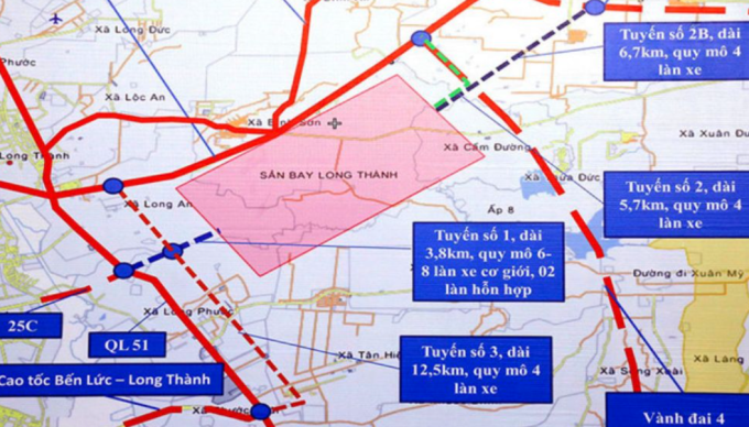 Nhieu tuyen duong ket noi voi san bay