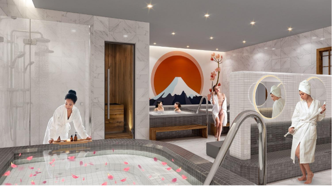 Phòng tắm Sento – điểm nhấn trong hệ thống tiện ích tại The Sky