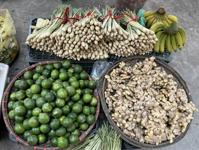 Giá gừng, sả, chanh