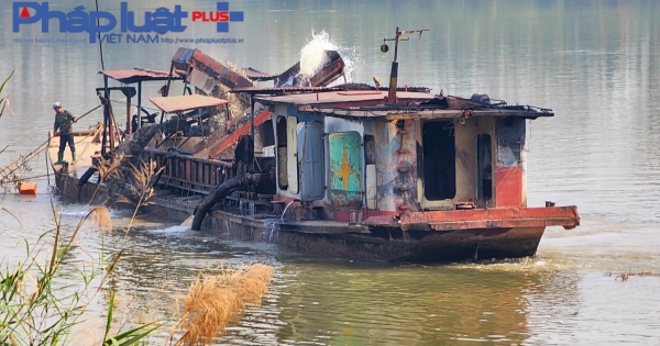 Cần xử lý nghiêm tình trạng khai thác cát sỏi và các bến bãi trái phép tại xã Minh Quân