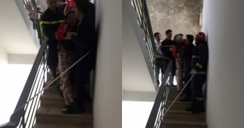 Cảnh sát kịp thời cứu bé gái 11 tuổi trèo ra ngoài ban công chung cư