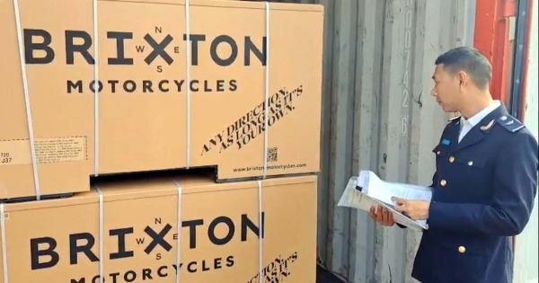 Hải Phòng: Phát hiện lô xe mô tô nhập khẩu nghi gian lận xuất xứ trị giá khoảng 3 tỷ đồng