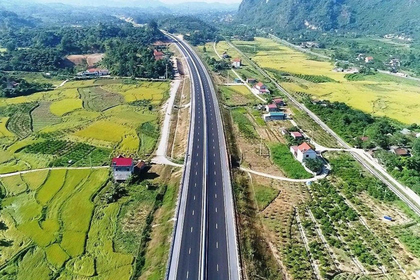 Hệ thống đường cao tốc tạo thành