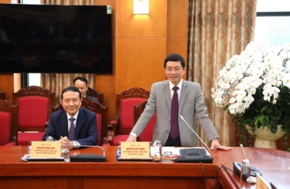 &Ocirc;ng Nguyễn Duy Hưng điều h&agrave;nh Ban Kinh tế Trung ương. Ảnh: Ban Kinh tế Trung ương