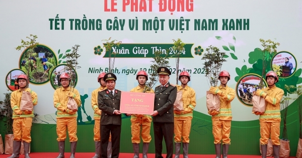 Bộ Công an phát động “Tết trồng cây năm 2024 - Vì một Việt Nam xanh”