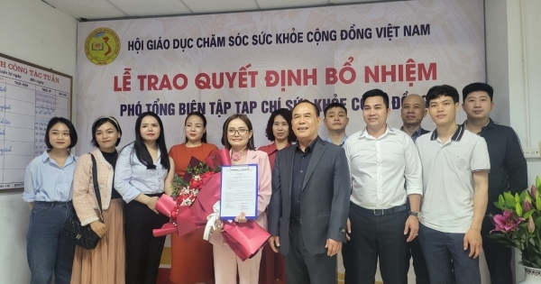 Tạp chí Sức Khoẻ Cộng đồng Việt Nam có Tân Phó Tổng biên tập