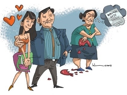 Từ 1/7/2016: Người ngoại tình sẽ bị phạt tù cao nhất lên đến 3 năm