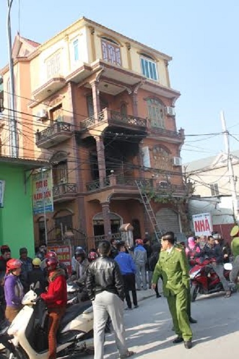 Nh&agrave; nghỉ An Ph&uacute; Q&uacute;y, nơi xảy ra vụ tự thi&ecirc;u. (Ảnh CTV).