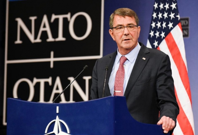 Bộ trưởng Quốc ph&ograve;ng Mỹ Ash Carter. (Ảnh: AFP)