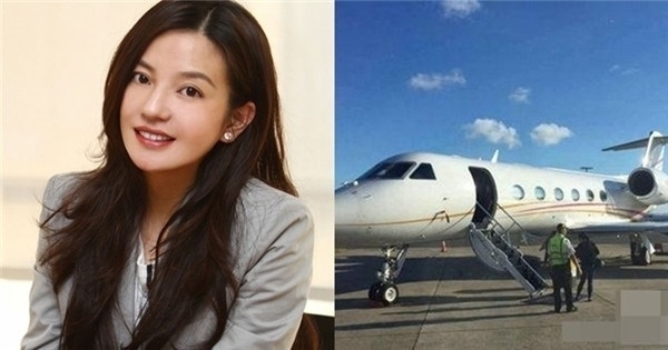 Phi cơ ri&ecirc;ng của Triệu Vy d&ugrave;ng để đi lưu diễn. Ảnh: internet.