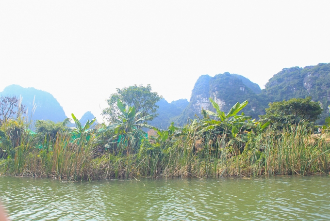 Những chiếc lều sử dụng những vật liệu truyền thống.