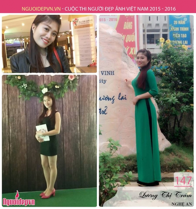 Th&iacute; sinh Lương Thị Tr&acirc;m, SBD 147, Nghệ An