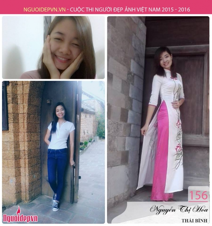 Th&iacute; sinh Nguyễn Thị Hoa, SBD 156, Th&aacute;i B&igrave;nh