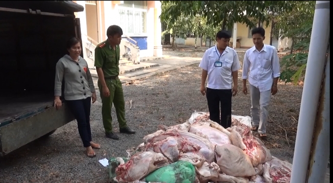 Tang vật bị cơ quan chức năng thu giữ.