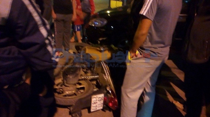 Hiện trường vụ tan nạn.&nbsp;