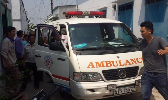 Khu nh&agrave; trọ xảy ra sự việc.