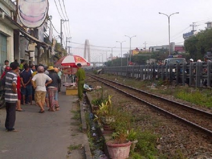 Hiện trường vụ tai nạn.