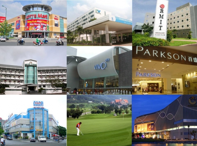 Ti&ecirc;̣n ích b&ecirc;n ngoài khu River City.