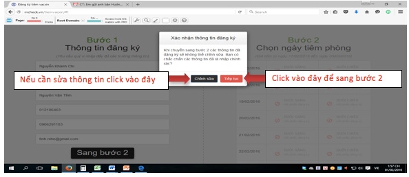 Hơn 3.000 liều vacxin dịch vụ sẽ đăng k&yacute; v&agrave;o ng&agrave;y 8/3