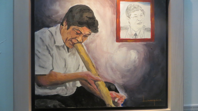 Ch&acirc;n dung trung tướng - nh&agrave; văn Hữu Ước.