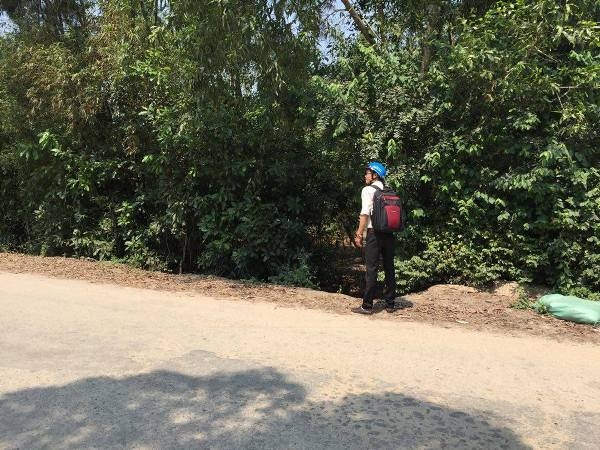 Đoạn đường nơi xảy ra vụ vi&ecirc;̣c.