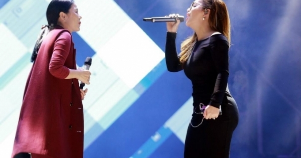 Lệ Quyên, Minh Tuyết, Quang Dũng miệt mài tập luyện xuyên đêm sang ngày mới