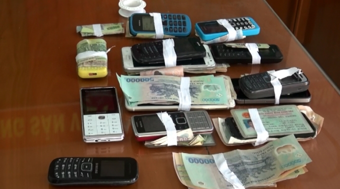 Tang vật thu giữ tại hiện trường