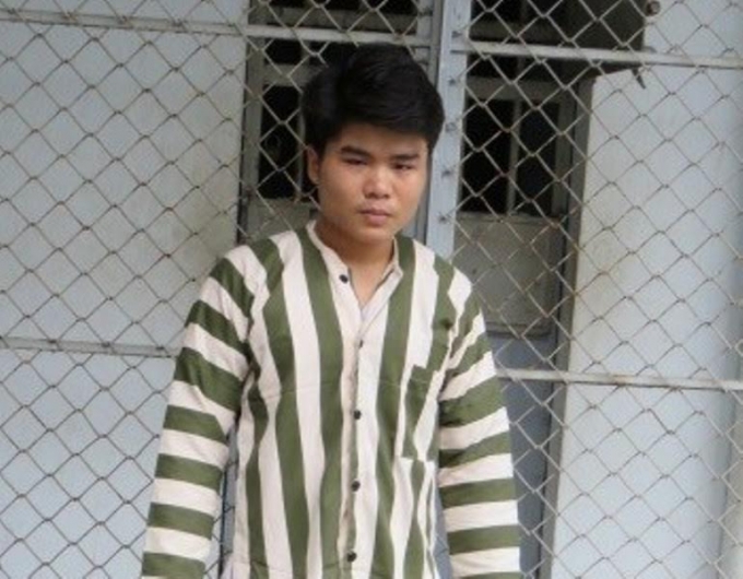 &nbsp;Đối tượng Tuấn Anh tại cơ quan điều tra.