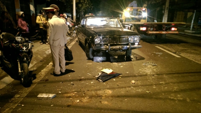 C&ocirc;ng an nhanh ch&oacute;ng c&oacute; mặt tại hiện trường giải quyết vụ việc.