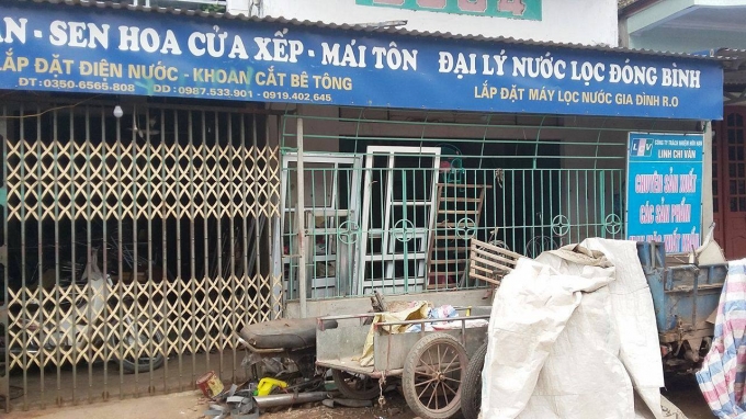 Ng&ocirc;i nh&agrave; xảy ra vụ việc đ&atilde; bị ni&ecirc;m phong để phục vụ điều tra.