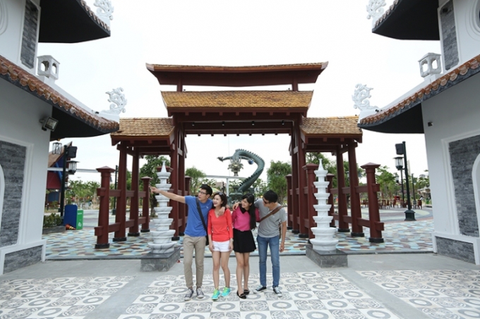 Khy văn h&oacute;a Nhật Bản tại Asia Park.