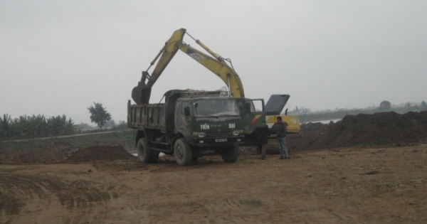 Hải Phòng: Ngang nhiên san lấp 2,5 ha bãi bồi và lòng sông Văn Úc