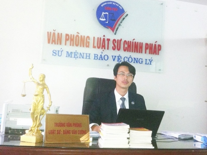 Luật sư Đặng Văn Cường.