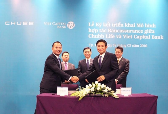 Viet Capital Bank ch&iacute;nh thức hợp t&aacute;c c&ugrave;ng Chubb Life.