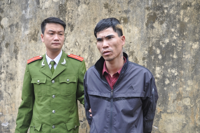 Đối tượng tại cơ quan điều tra.