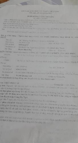 Hợp đồng giữa Anh Ph&aacute;t v&agrave; T&acirc;n Việt Ph&uacute;c - ảnh: H.T