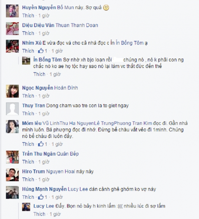 Hầu hết mọi người đều thấy hoang mang, lo sợ trước c&acirc;u chuyện n&agrave;y. Nguồn: Facebook