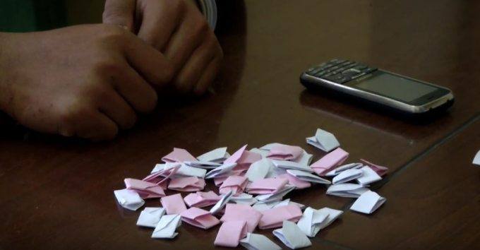 Tang vật thu được.