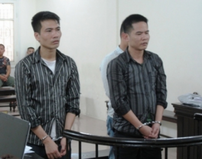 C&aacute;c bị c&aacute;o trong phi&ecirc;n sơ thẩm th&aacute;ng 7/2015.