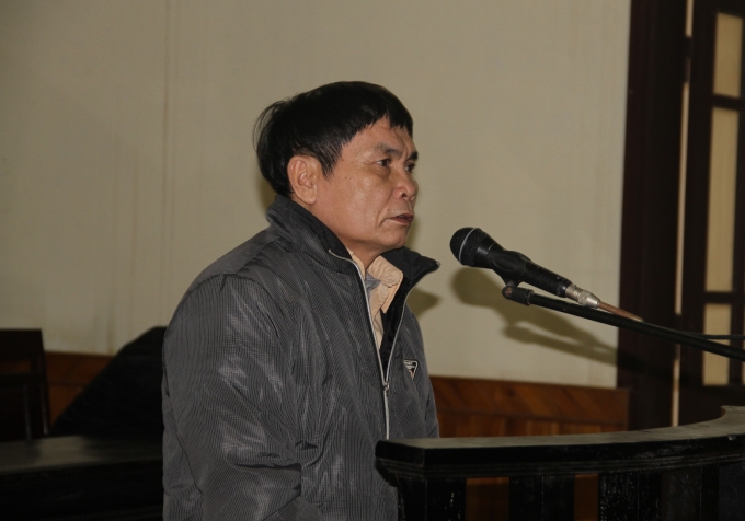 Bị c&aacute;o&nbsp;Đo&agrave;n Thanh T&acirc;m tại phi&ecirc;n t&ograve;a sơ thẩm.