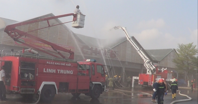 Hiện trường buổi diễn tập.