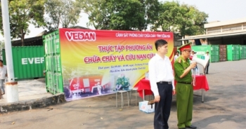 Vedan diễn tập về an toàn lao động và phòng chống cháy nổ