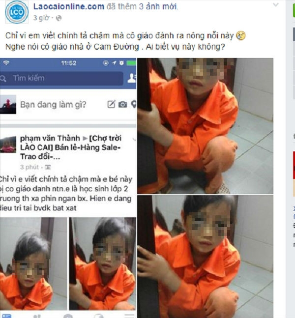 Nội dung th&ocirc;ng tin được đăng tải tr&ecirc;n mạng x&atilde; hội ng&agrave;y 29/3.