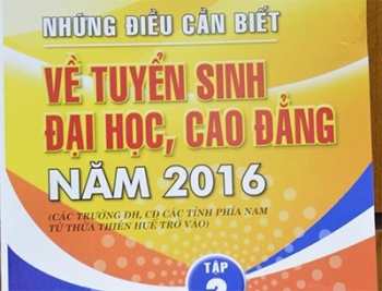 Dự kiến 30/3, phát hành cuốn “Những điều cần biết về tuyển sinh ĐH, CĐ năm 2016”