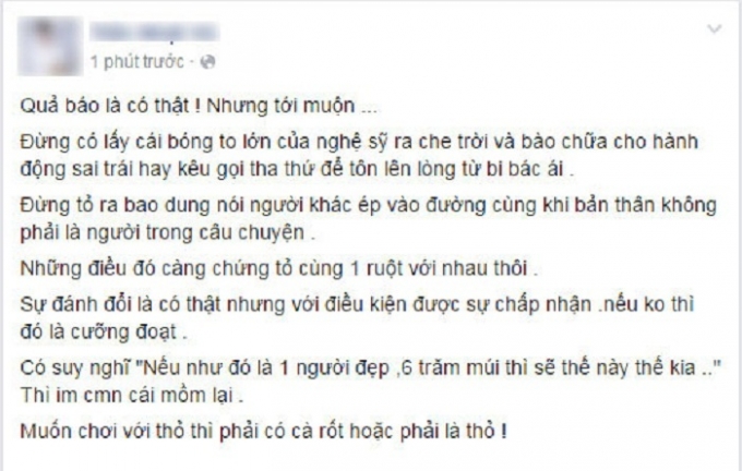 Một người tự nhận từng l&agrave; nạn nh&acirc;n của Minh B&eacute;o b&agrave;y tỏ sự&nbsp;phẫn nộ.