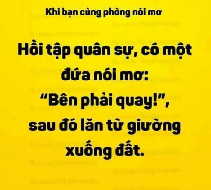 C&acirc;u n&oacute;i mơ v&agrave; h&agrave;nh động l&agrave;m cho cả ph&ograve;ng một trận cười lớn.&nbsp;(Nguồn:Facebook).