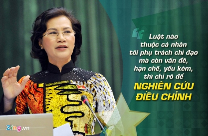 Ph&oacute; chủ tịch Quốc hội Nguyễn Thị Kim Ng&acirc;n n&oacute;i ng&agrave;y 16/7/2014 trong phi&ecirc;n họp của Ủy ban Thường vụ Quốc hội. &ldquo;Ch&uacute;ng ta cần thẳng thắn với nhau. Hạn chế của cơ quan soạn thảo n&agrave;o, dự luật n&agrave;o, nội dung n&agrave;o, cơ quan thẩm tra luật đ&oacute; hạn chế g&igrave;, ph&oacute; chủ tịch Quốc hội n&agrave;o phải chịu tr&aacute;ch nhiệm&rdquo; - b&agrave; Ng&acirc;n n&oacute;i.&nbsp;