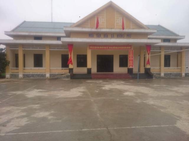 C&ocirc;ng tr&igrave;nh Nh&agrave; văn h&oacute;a x&atilde; Hương Ph&uacute;.