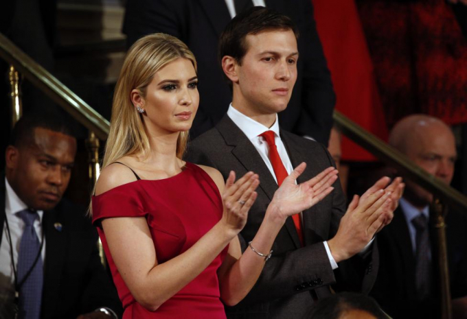 Bộ đ&ocirc;i quyền lực Ivanka Trump v&agrave;&nbsp;Jared Kushner.